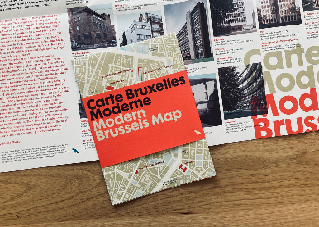 Modern Brussels Map