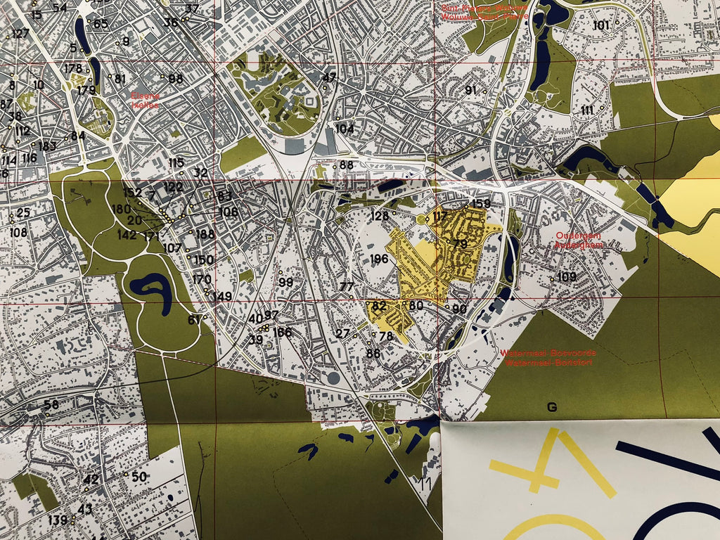 Modernist Map Brussels 1910-1940
